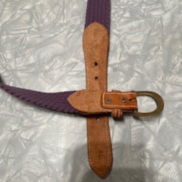 Leather and Cotton Belt - Picture 5 of 5